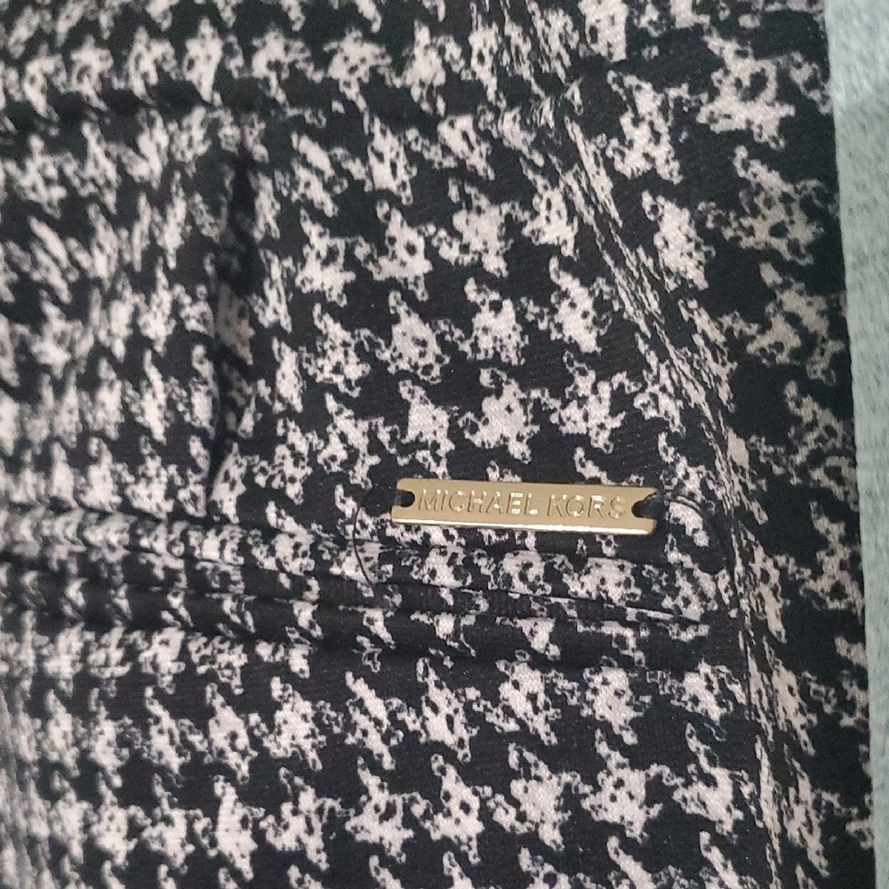 Michael Michael Kors Houndstooth Patterned Pants - image 4